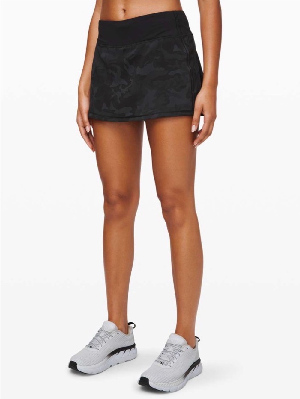 Lululemon Black Camo Athletic Skort - Size 12 Tall